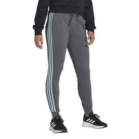Adidas NEW  3 Stripped Jogger with Pockets - Picture 1 of 8